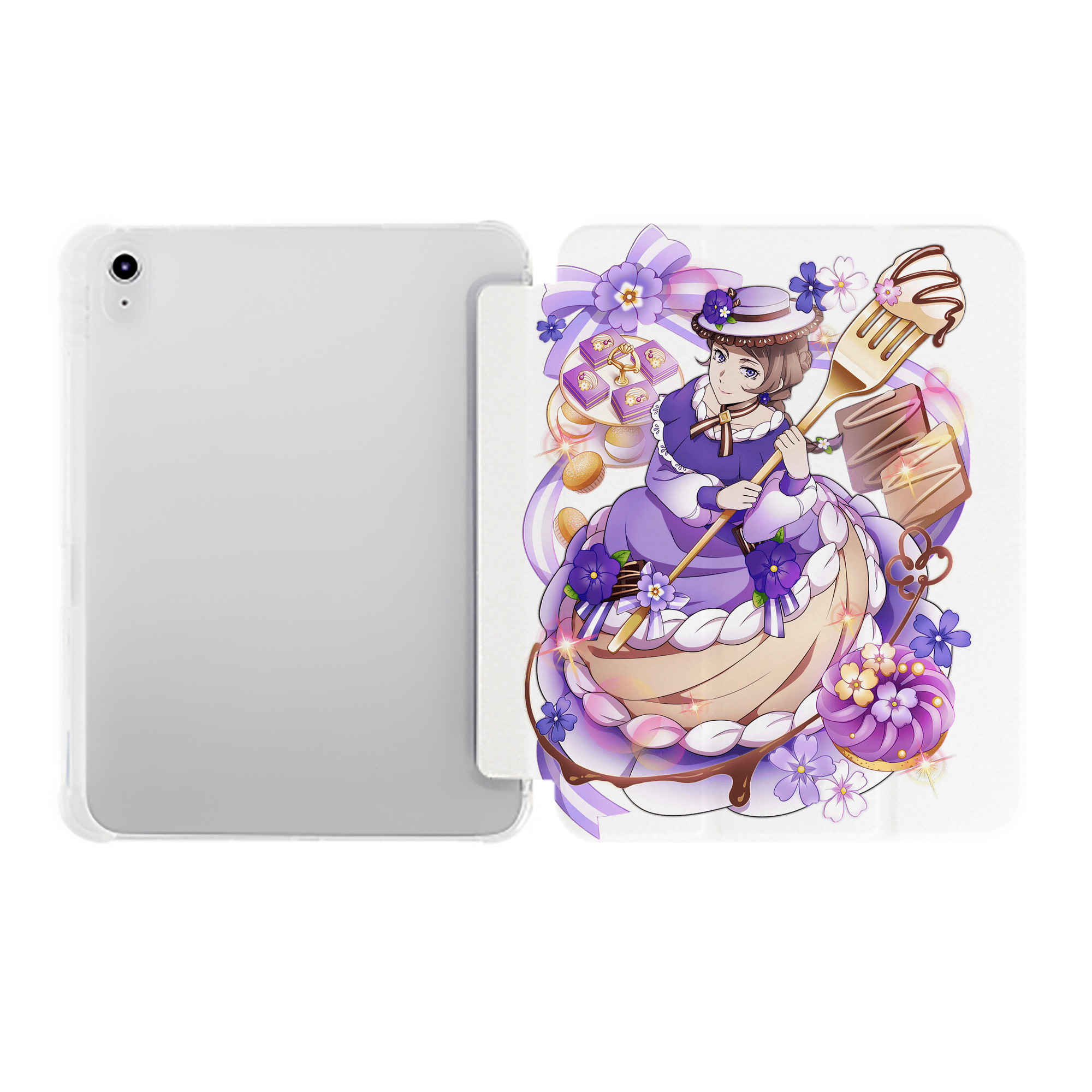 （画像用） 文豪ストレイドッグス Bungo Stray Dogs IPad ケース ペン収納付き 三つ折りスタンド PUレザー×シリコン 対応機種9.5/10.5/10.9インチ